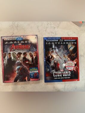 Marvel Avengers 3D Two-Disc Blu-ray Set - Age of Ultron & Civil War